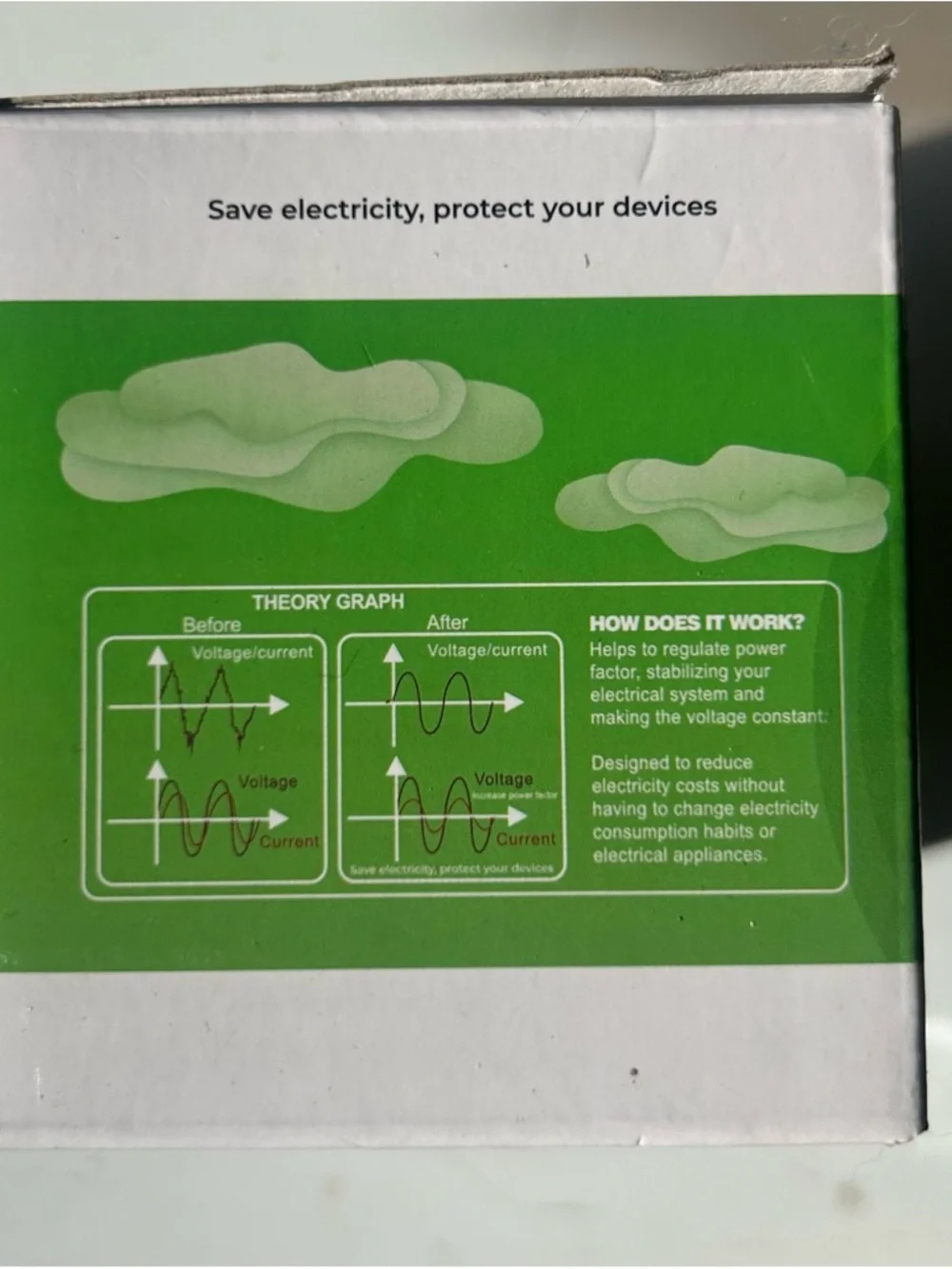 White Energy Saving Adapter -